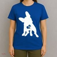 Vintage French Bulldog Dog Valentine's Day Meaningful Gift T-Shirt thumb 4