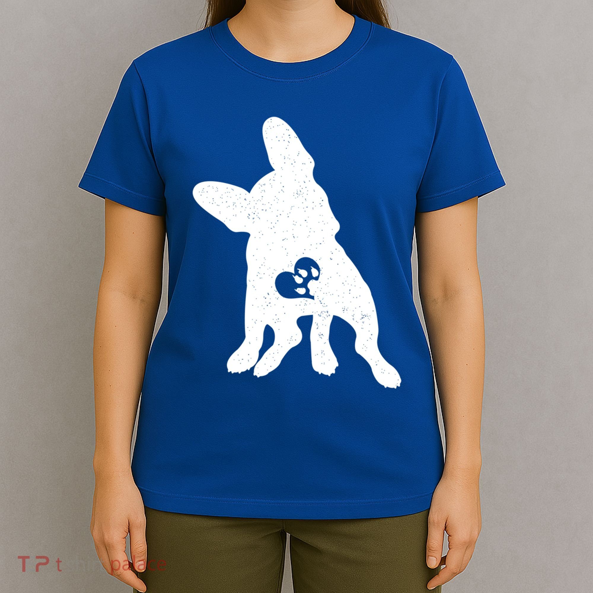 Vintage French Bulldog Dog Valentine's Day Meaningful Gift T-Shirt