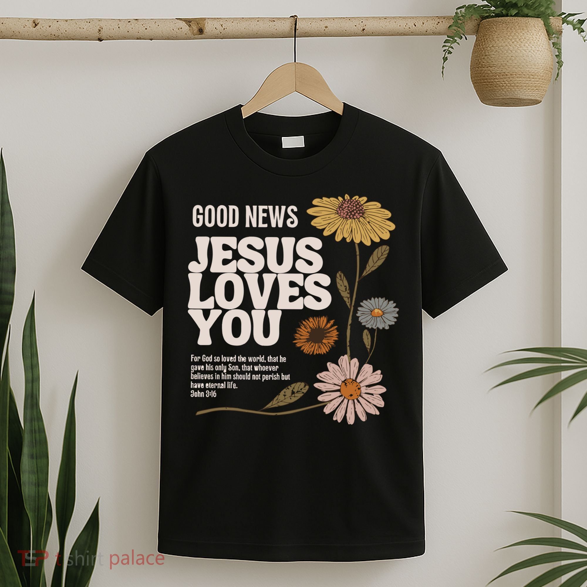 Vintage Faith Based John 3 16 T-Shirt
