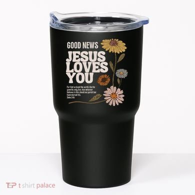 Vintage Faith Based John 3 16 Tumbler