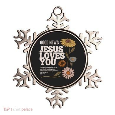 Vintage Faith Based John 3 16 Ornament