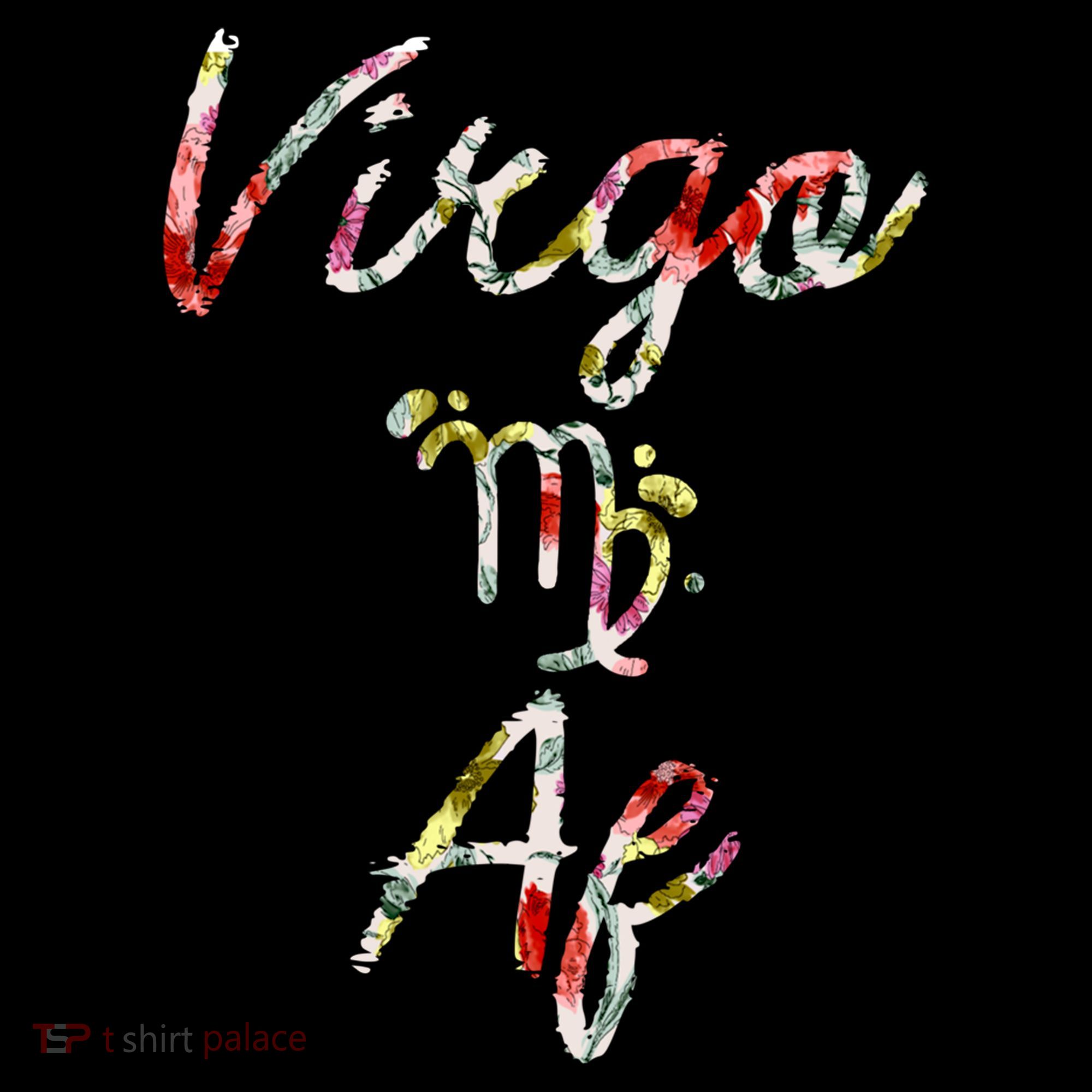 Virgo Floral Born In August September Birthday Gift Virgo Gift Coffee Mug