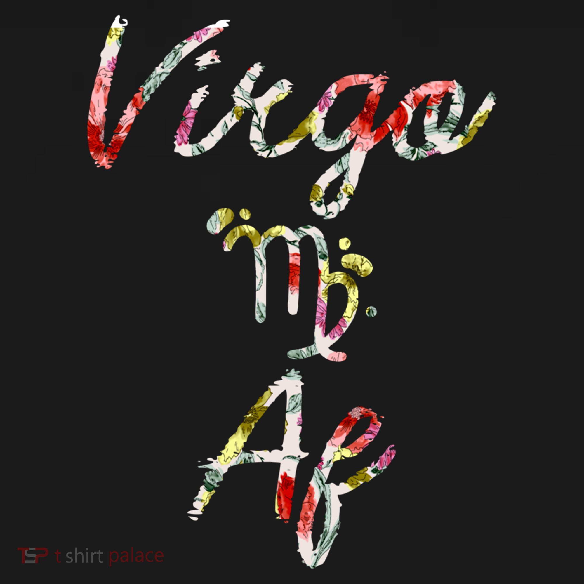 Virgo Floral Born In August September Birthday Gift Virgo Gift Women's Hoodie