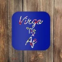 Virgo Floral Born In August September Birthday Gift Virgo Gift Coaster thumb 0