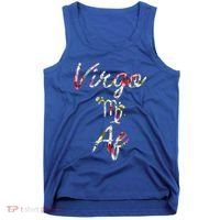 Virgo Floral Born In August September Birthday Gift Virgo Gift Tank Top thumb 0