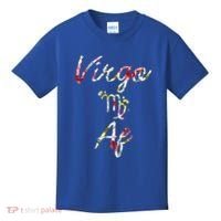 Virgo Floral Born In August September Birthday Gift Virgo Gift Kids T-Shirt thumb 0