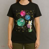 Vintage Fairies Characters Group Flora Fauna Merryweather T-Shirt thumb 4