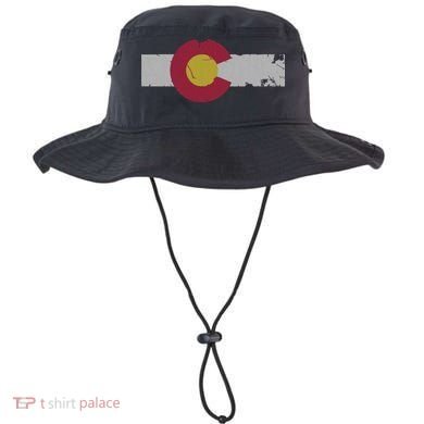 Vintage Fade Colorado Flag Bucket Hat