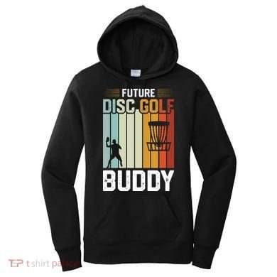 Vintage Future Disc Golf Buddy Frolf Flying Disc Sport Women's Hoodie