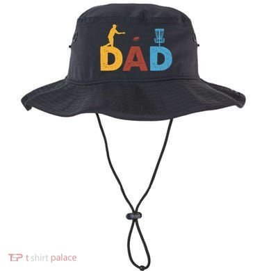 Vintage FatherS Day Best Dad By Par Cute Disc Golf Gift Bucket Hat