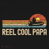 Vintage Fathers Day Gifts Funny Fishing Reel Cool Papa Dad Joke T-Shirt thumb 7
