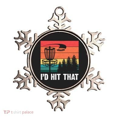 Vintage Frisbee Disc Sport I'd Hit That Funny Disc Golf Ornament