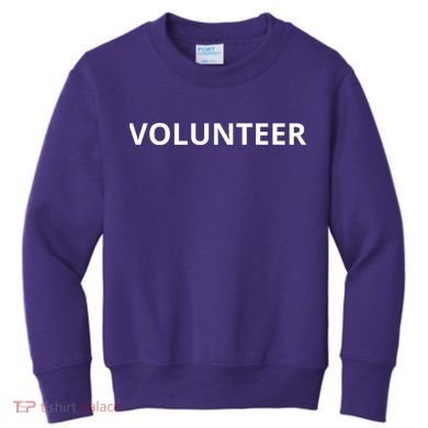 Volunteer For Events Cute Design Kids Sweatshirt