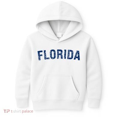 Vintage Florida Florida Orange Retro Kids Hoodie