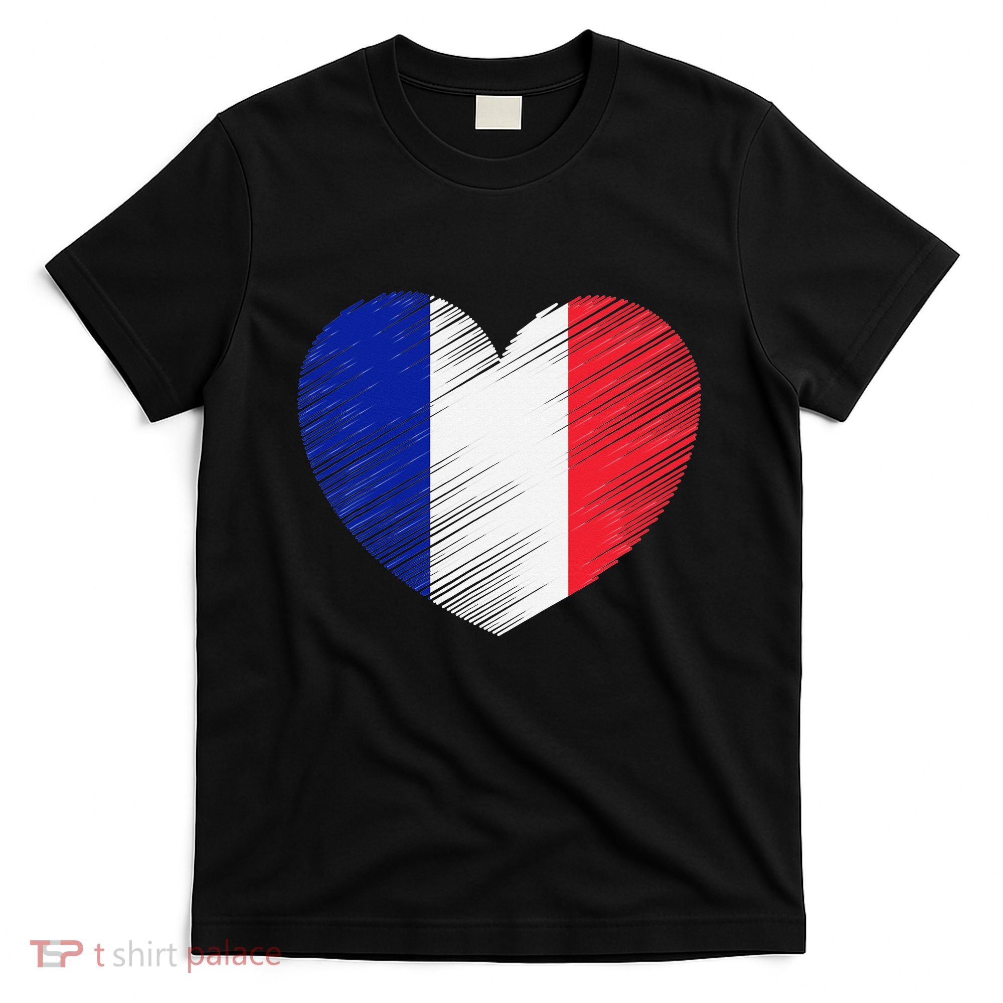 Vintage France French Flag Pride Support French T-Shirt