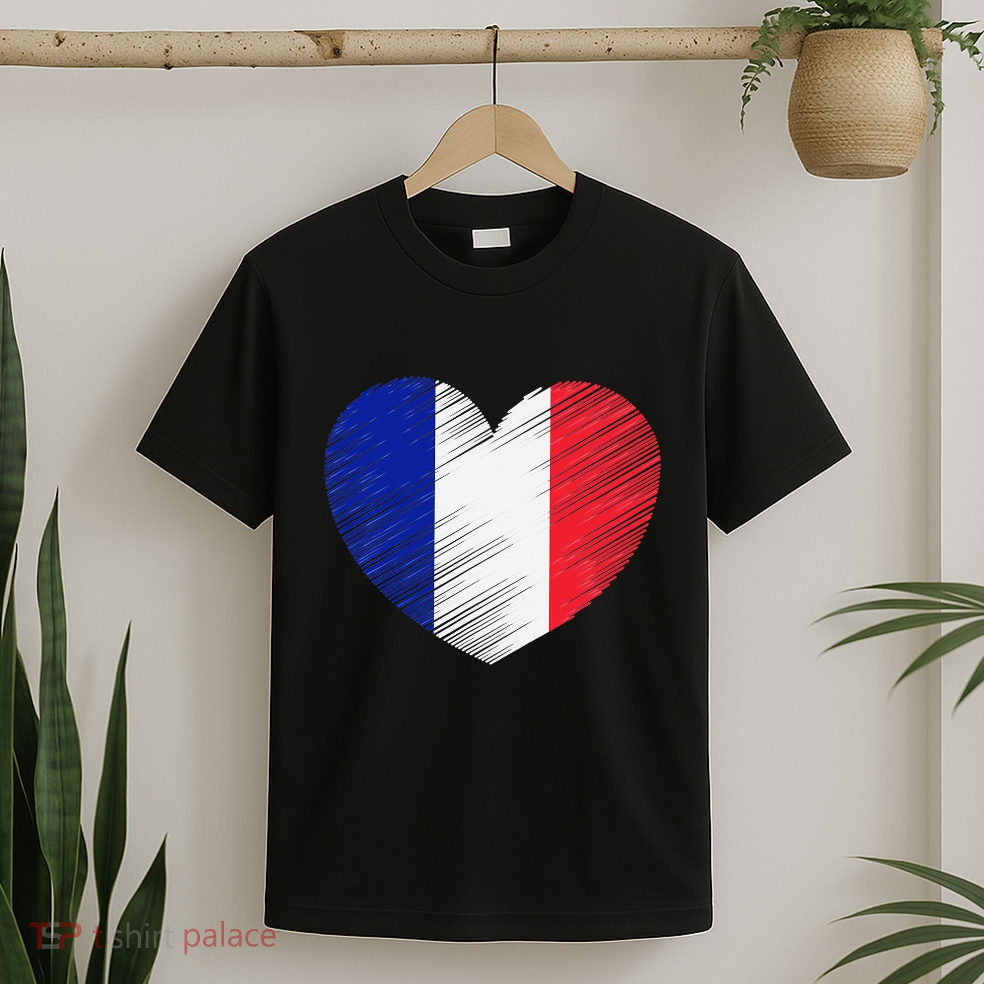 Vintage France French Flag Pride Support French T-Shirt