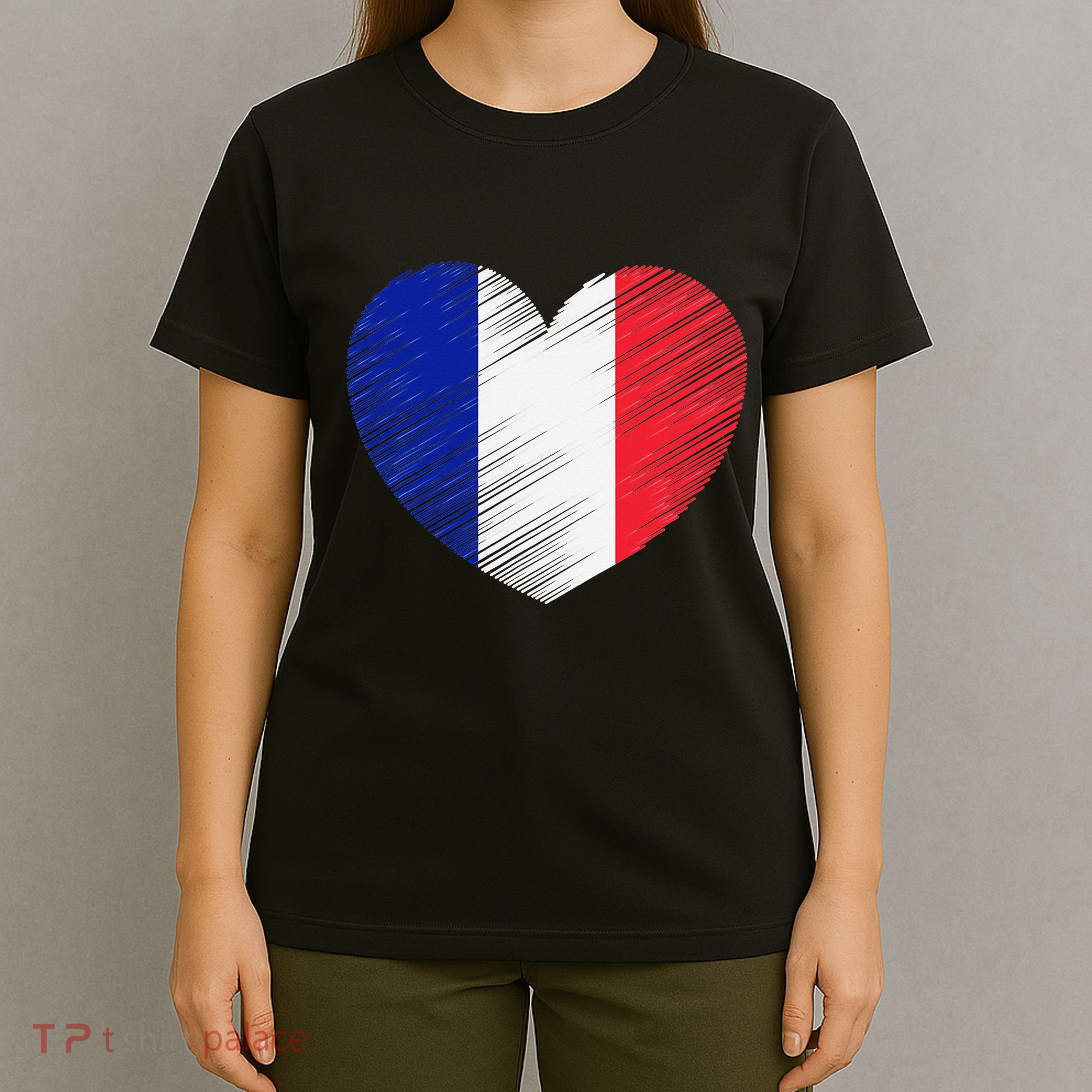Vintage France French Flag Pride Support French T-Shirt