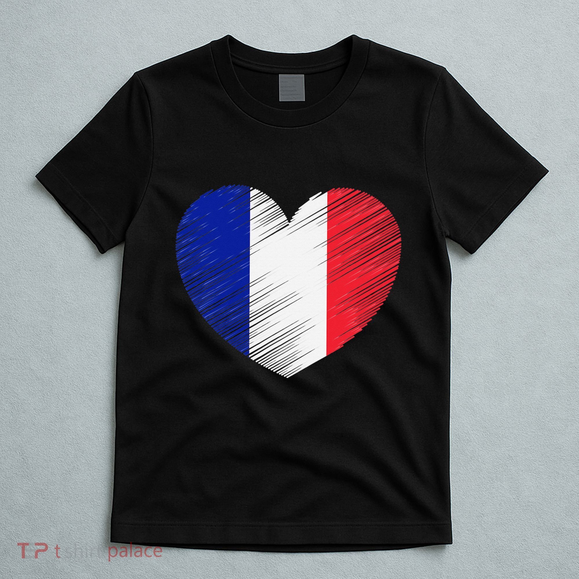 Vintage France French Flag Pride Support French T-Shirt