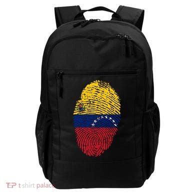 Venezuela Flag Fingerprint Great Gift Backpack