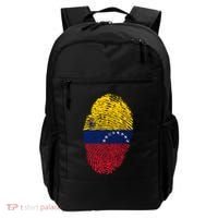 Venezuela Flag Fingerprint Great Gift Backpack thumb 0