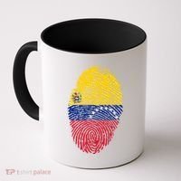 Venezuela Flag Fingerprint Great Gift Coffee Mug thumb 0