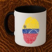 Venezuela Flag Fingerprint Great Gift Coffee Mug thumb 2
