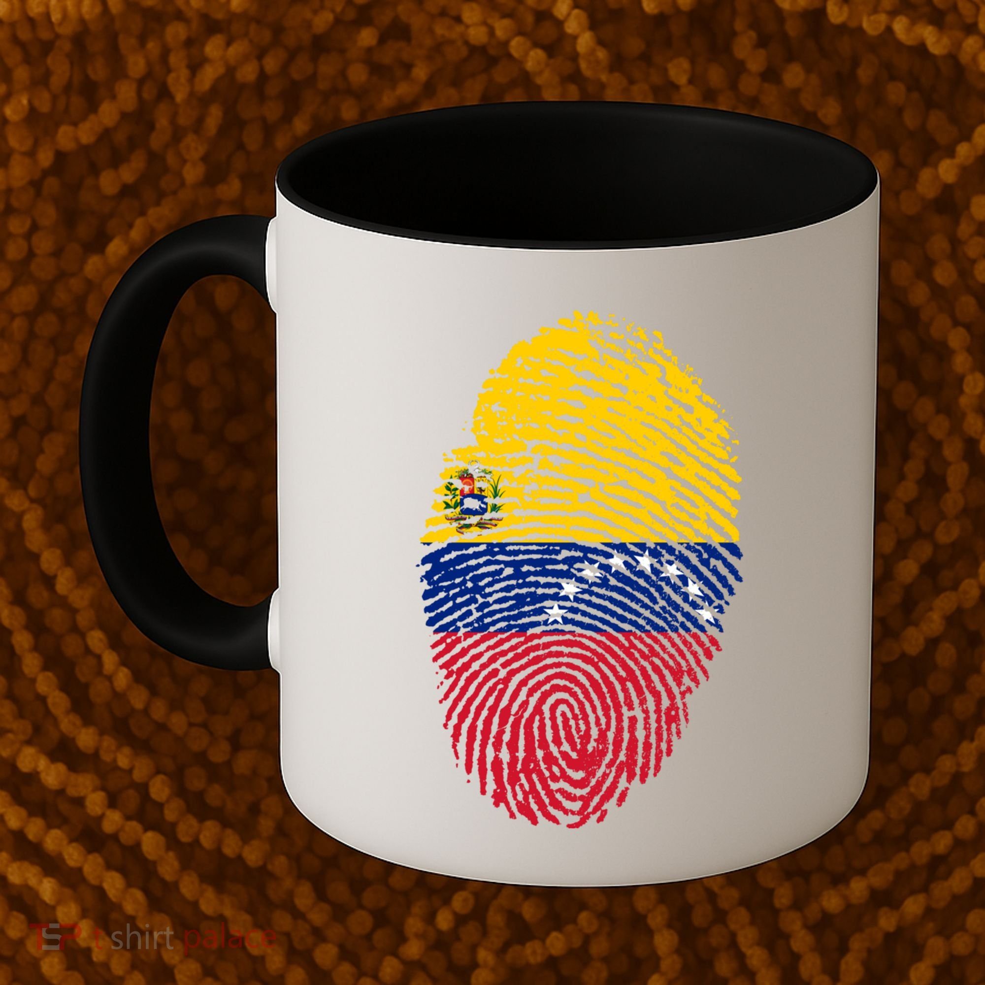 Venezuela Flag Fingerprint Great Gift Coffee Mug