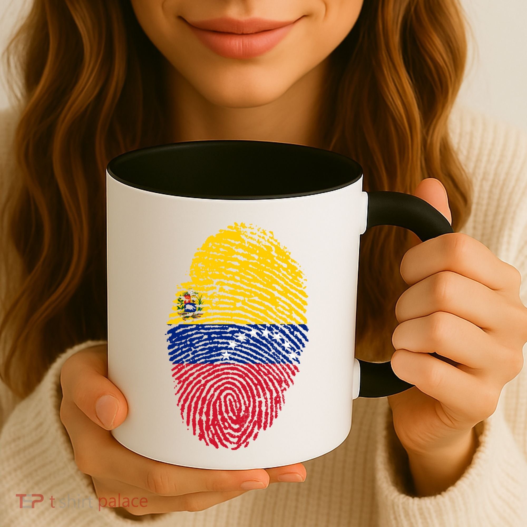 Venezuela Flag Fingerprint Great Gift Coffee Mug