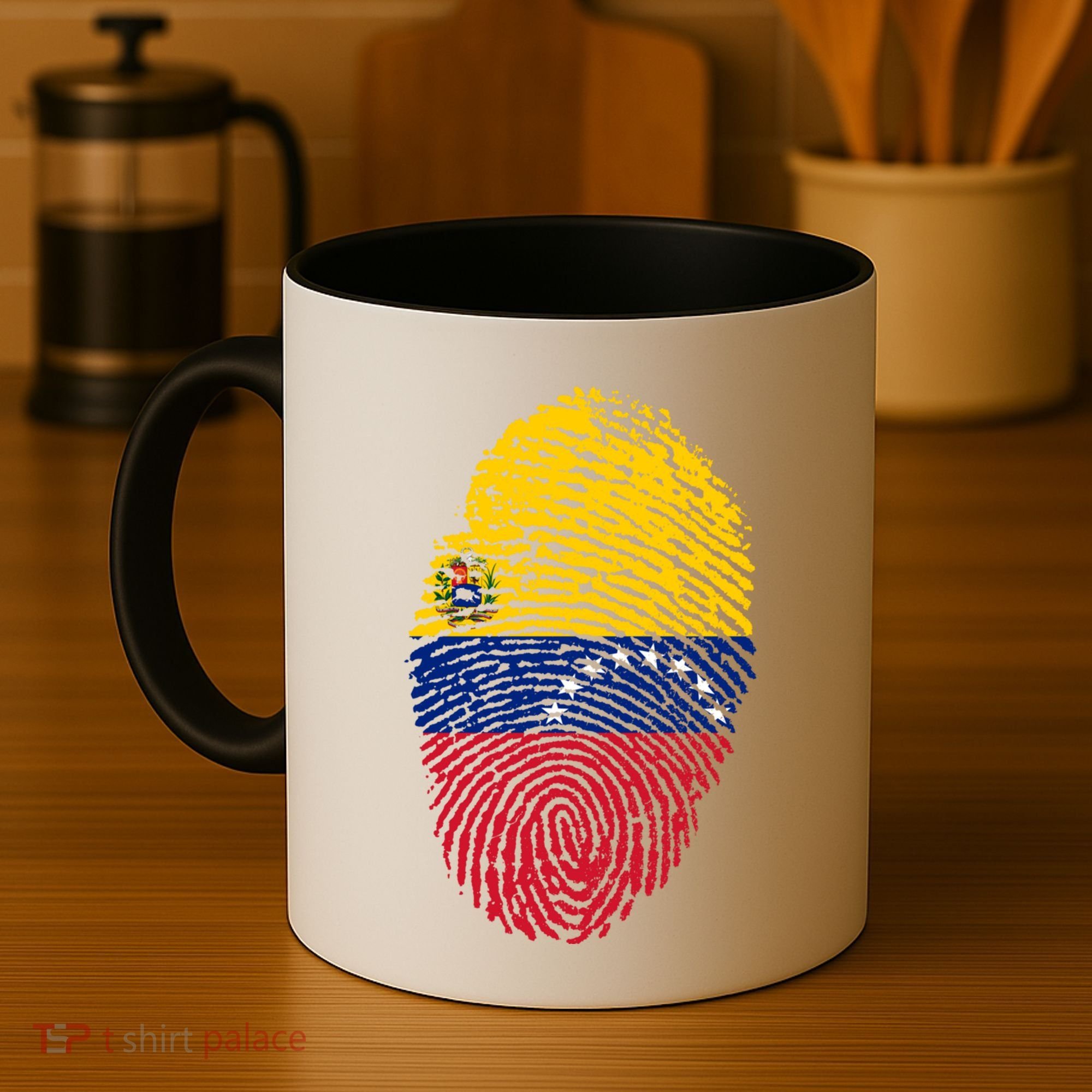 Venezuela Flag Fingerprint Great Gift Coffee Mug