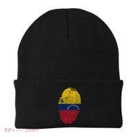 Venezuela Flag Fingerprint Great Gift Beanie thumb 0
