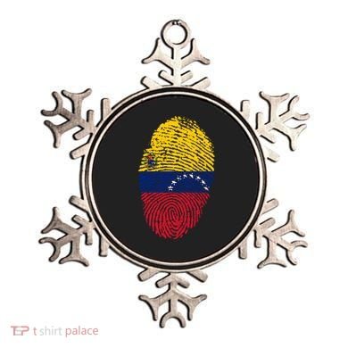 Venezuela Flag Fingerprint Great Gift Ornament