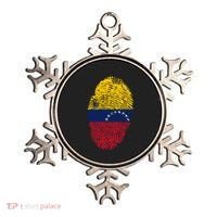 Venezuela Flag Fingerprint Great Gift Ornament thumb 0