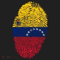Venezuela Flag Fingerprint Great Gift Golf Towel thumb 3