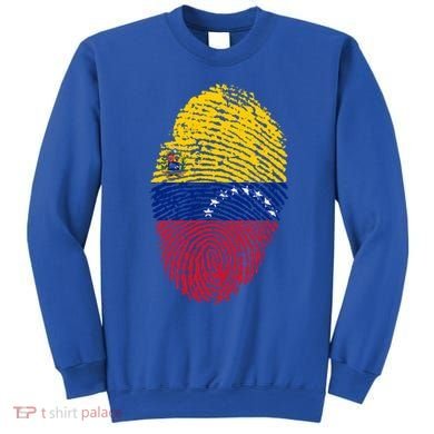 Venezuela Flag Fingerprint Great Gift Sweatshirt