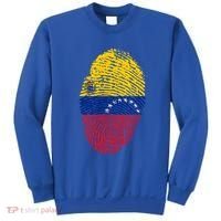 Venezuela Flag Fingerprint Great Gift Sweatshirt thumb 0