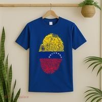 Venezuela Flag Fingerprint Great Gift T-Shirt thumb 2