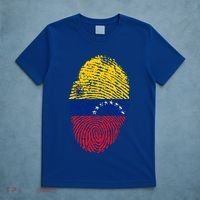 Venezuela Flag Fingerprint Great Gift T-Shirt thumb 5