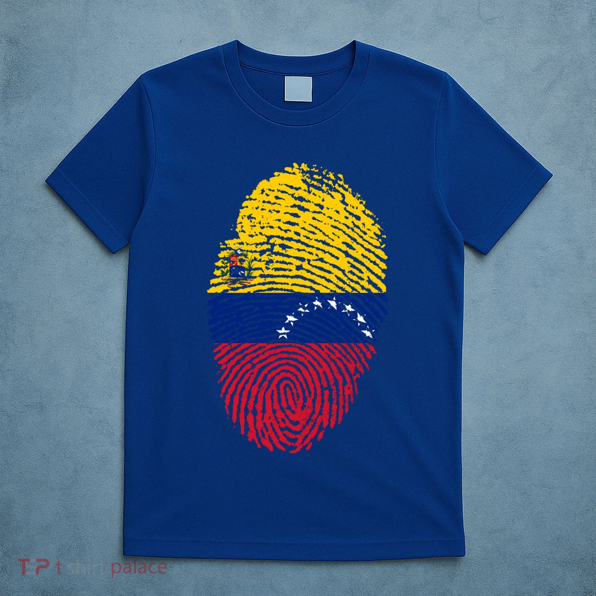 Venezuela Flag Fingerprint Great Gift T-Shirt