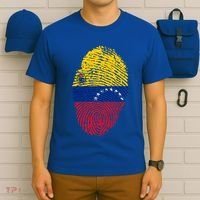 Venezuela Flag Fingerprint Great Gift T-Shirt thumb 6