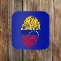 Venezuela Flag Fingerprint Great Gift Coaster thumb 0
