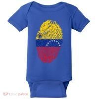 Venezuela Flag Fingerprint Great Gift Baby Bodysuit thumb 0