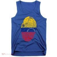 Venezuela Flag Fingerprint Great Gift Tank Top thumb 0
