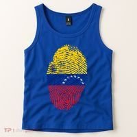 Venezuela Flag Fingerprint Great Gift Tank Top thumb 2