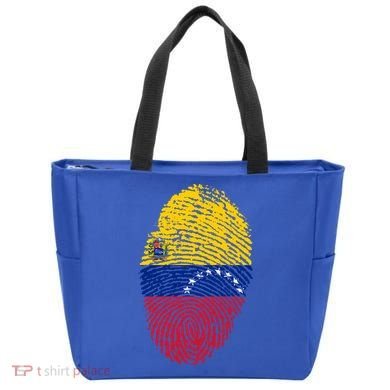Venezuela Flag Fingerprint Great Gift Tote Bag