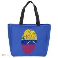 Venezuela Flag Fingerprint Great Gift Tote Bag thumb 0