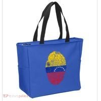 Venezuela Flag Fingerprint Great Gift Tote Bag thumb 2