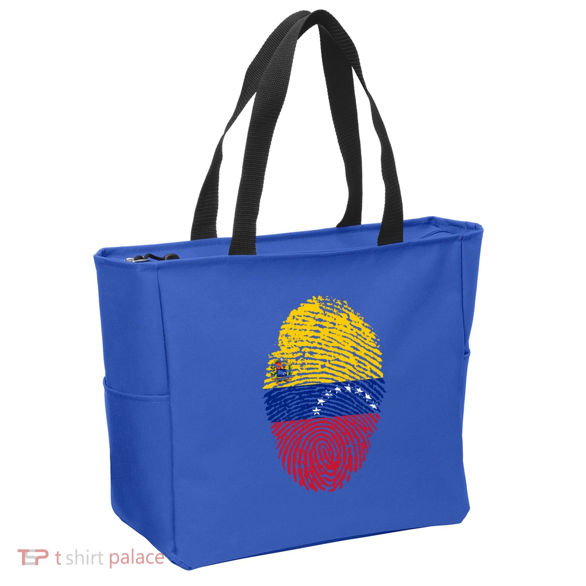 Venezuela Flag Fingerprint Great Gift Tote Bag