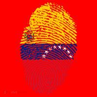 Venezuela Flag Fingerprint Great Gift Santa Hat thumb 1