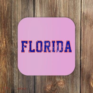 Vintage Florida Florida Orange Blue Coaster