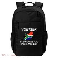 Voetsek Funny For South African Expats Backpack thumb 0